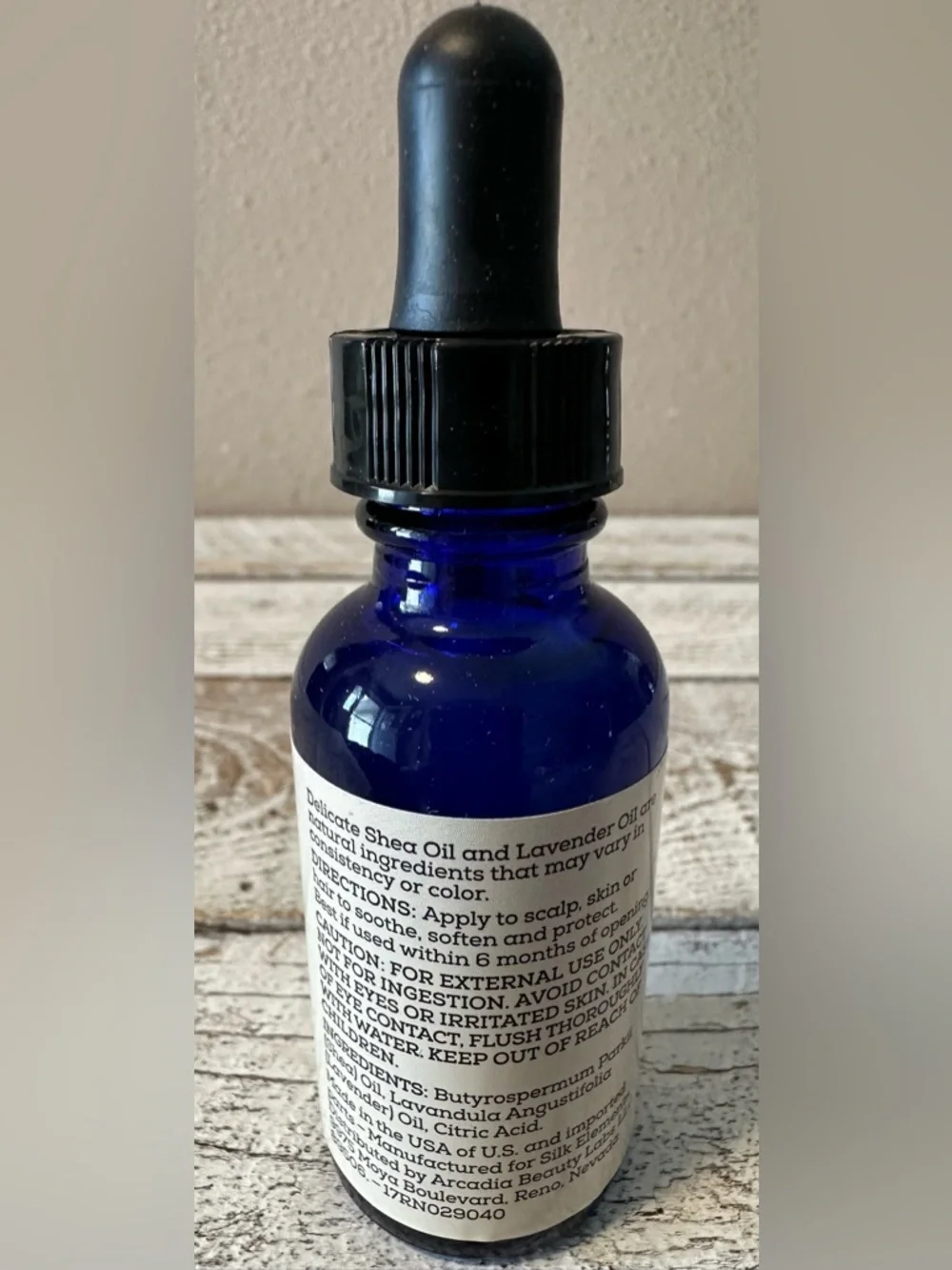 Silk Elements Pure Oils Shea Oil with Lavender Oil - NIB